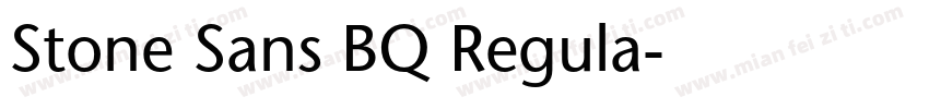 Stone Sans BQ Regula字体转换